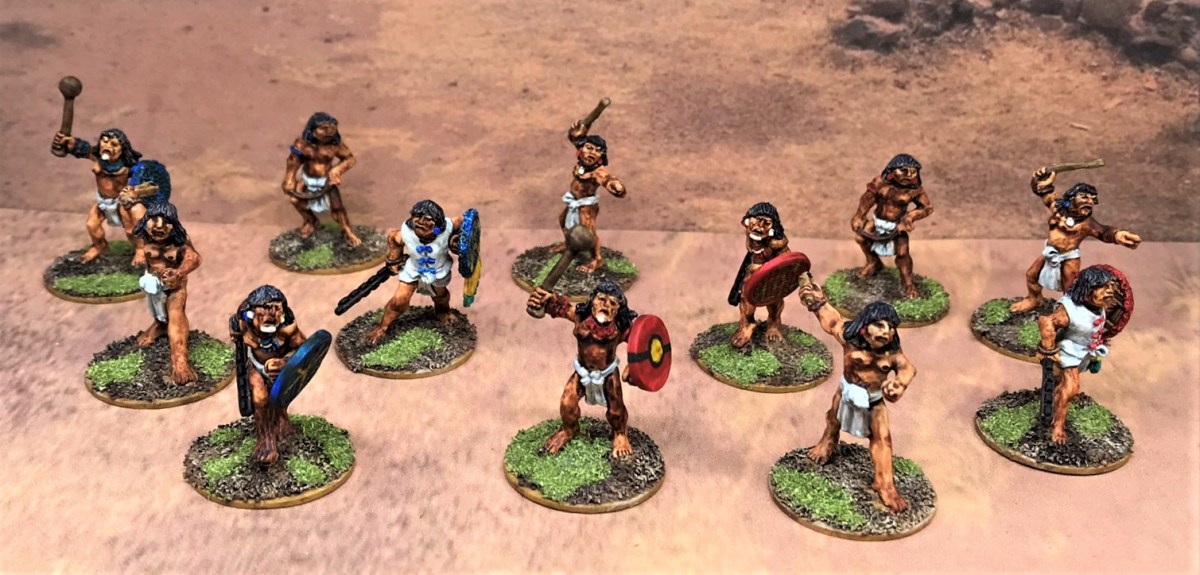 Aztec Novice Warriors and a few&nbsp;Frinx