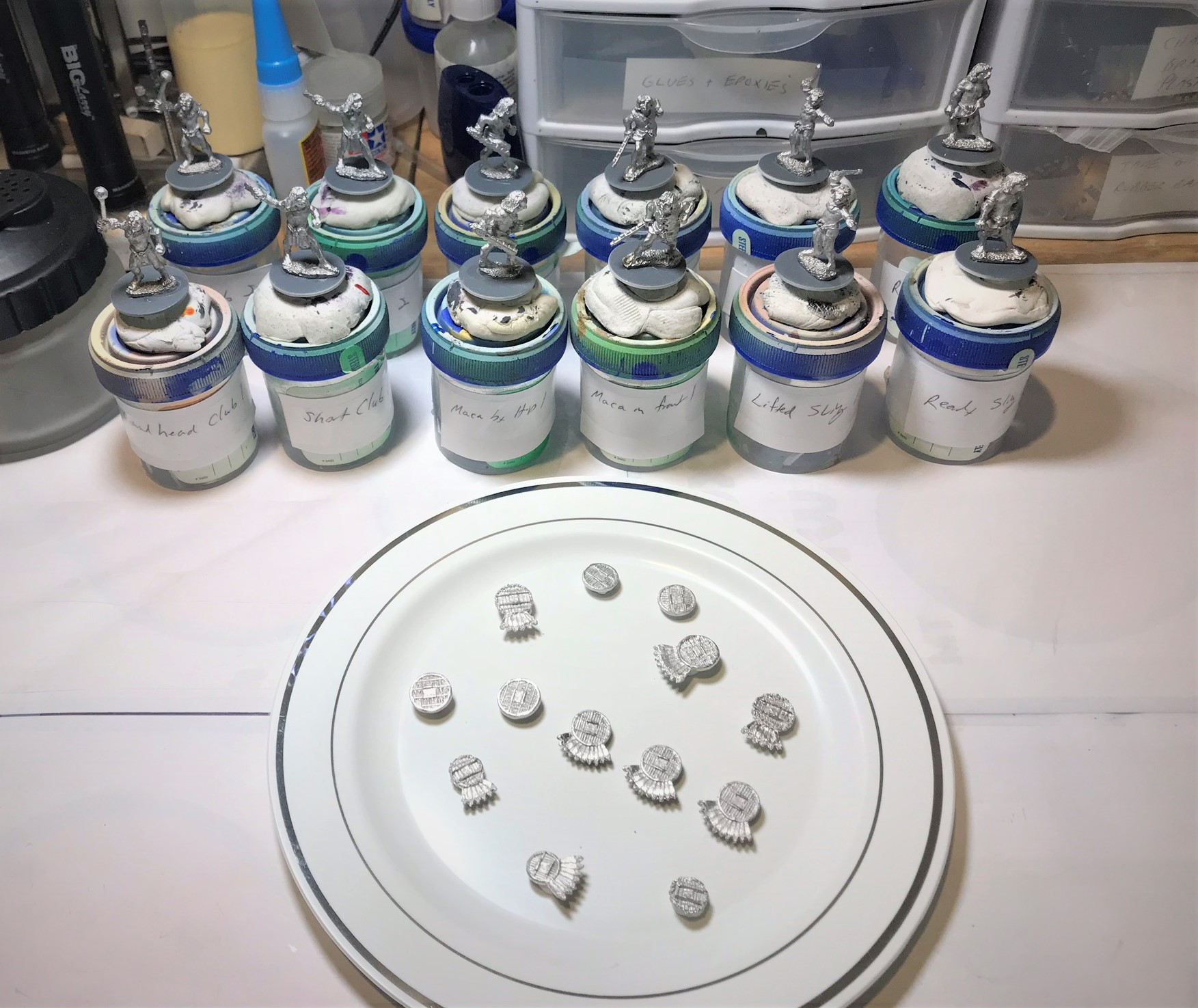 4 prepped amd mounted for painting