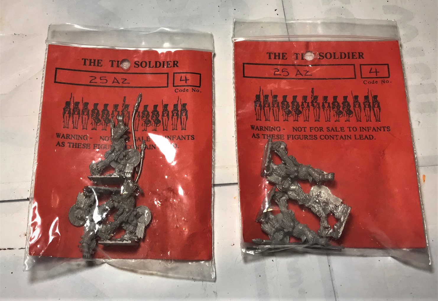 1 Tin Soldier 25AZ in bags