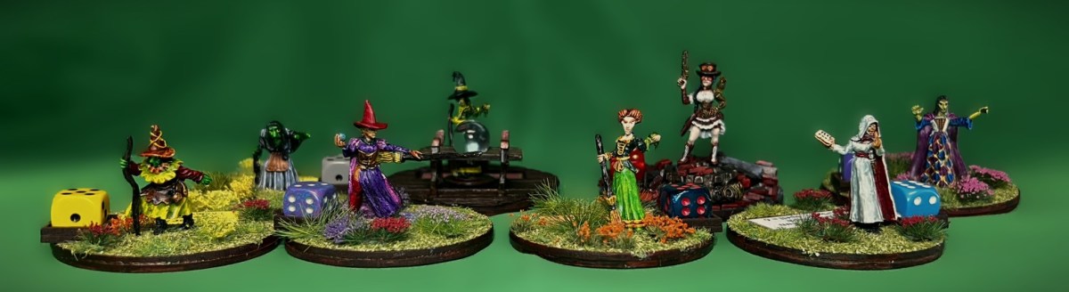 Which Witch is Which?  Lesser Witches, an Ersatz Witch, a Leader with Knitting Needles, and a Hero with a Golf Club for Wars of&nbsp;Ozz